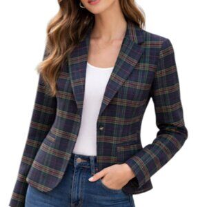 Merona Women's Plaid Jacket Size 4
